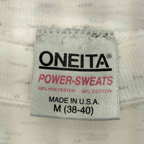 オニータ ONEITA 96年 USA製 CHARLOTTE クルーネックスウェット トレーナー メンズ  M